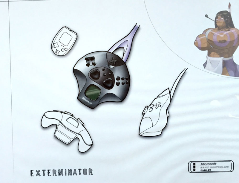 Illustration for article titled Original Xbox Controller Prototypes Look Like Dreamcast Tears